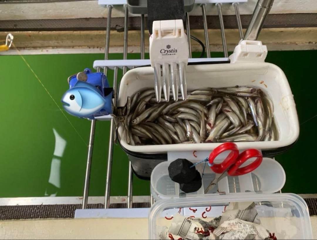 ワカサギ　ステンレス穂先　235ミリ　２本