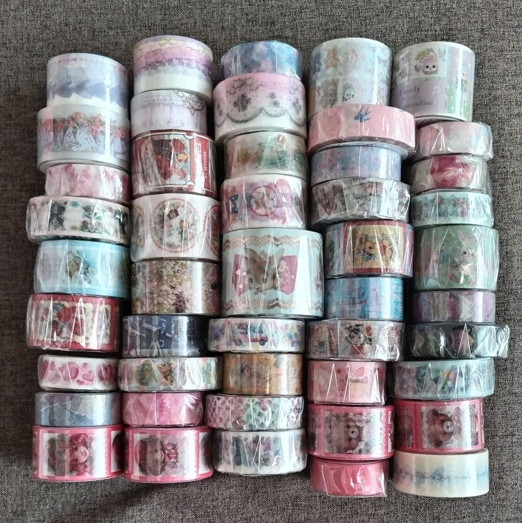 クリームピーチ Dreamin' Tiny Pets 等 マステ 47本セット