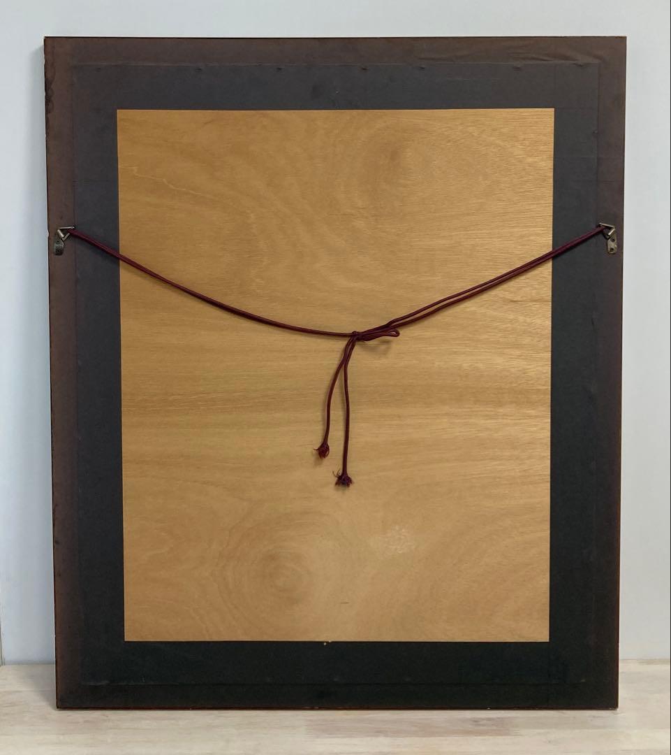 芝田米三　リトグラフ　肩にぶどう