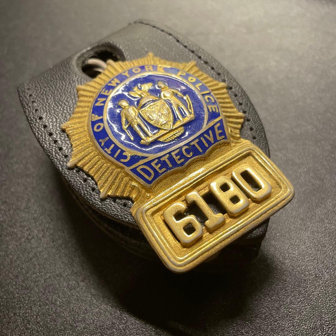 NYPD ニューヨーク市警　Det. Badge #6180
