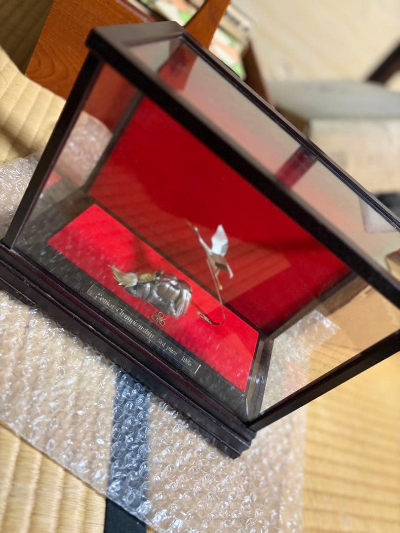 武比古　純銀製（恐らく）一応刻印はあります　鶴