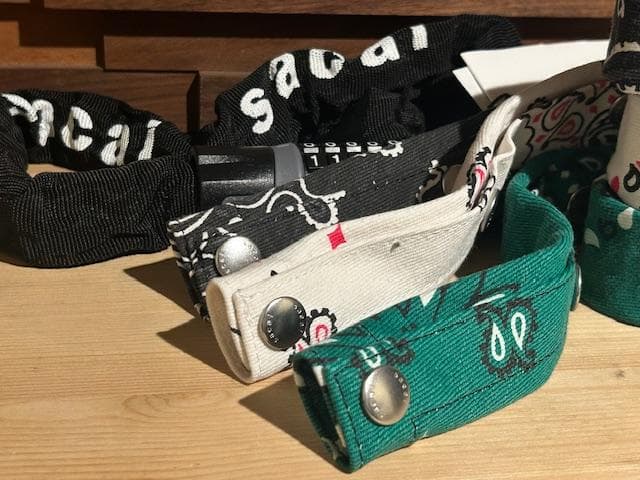 ♪送料無料★sacai★希少★自転車ロックチェーン★新品★22-0336S★黒♪