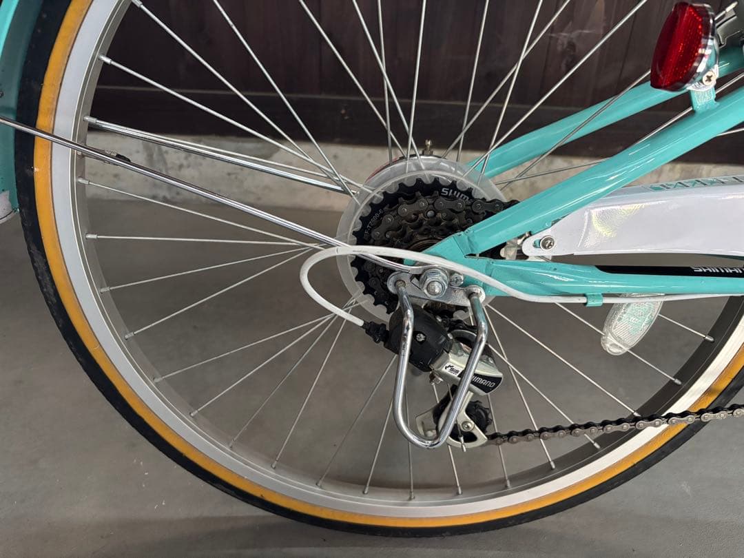 子供用自転車 24インチ マハロ ライトグリーン イオンバイク　maharo