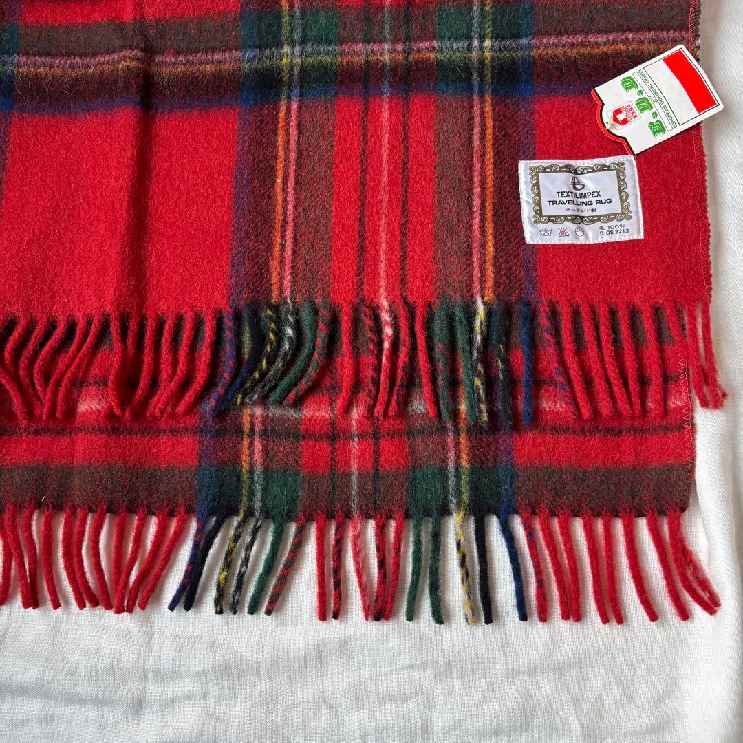TEXTILIMPEX TRAVELLING RUG ブランケット 膝掛け 赤