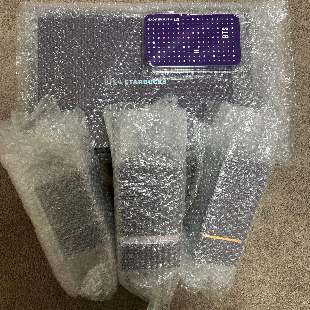 新品未開封箱入り BTS コラボ 韓国スタバ限定 6点フルセット　 レア商品