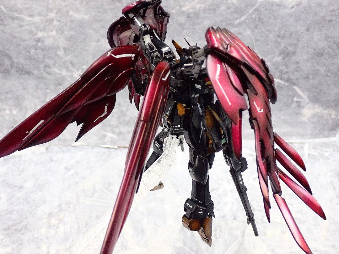 RG ウイングガンダムゼロリベリオン 全塗装 ガンプラ 塗装済み 完成品