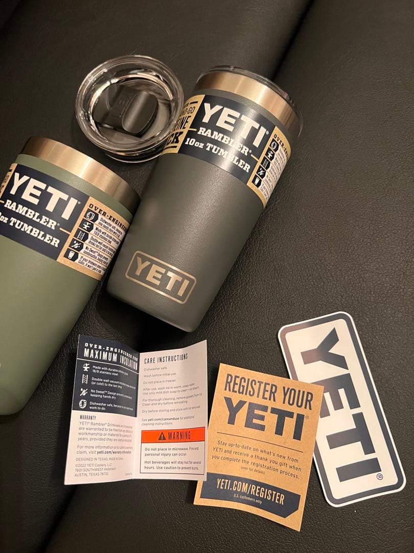 イエティ YETI RAMBLER 10 OZ TUMBLER  2個セット