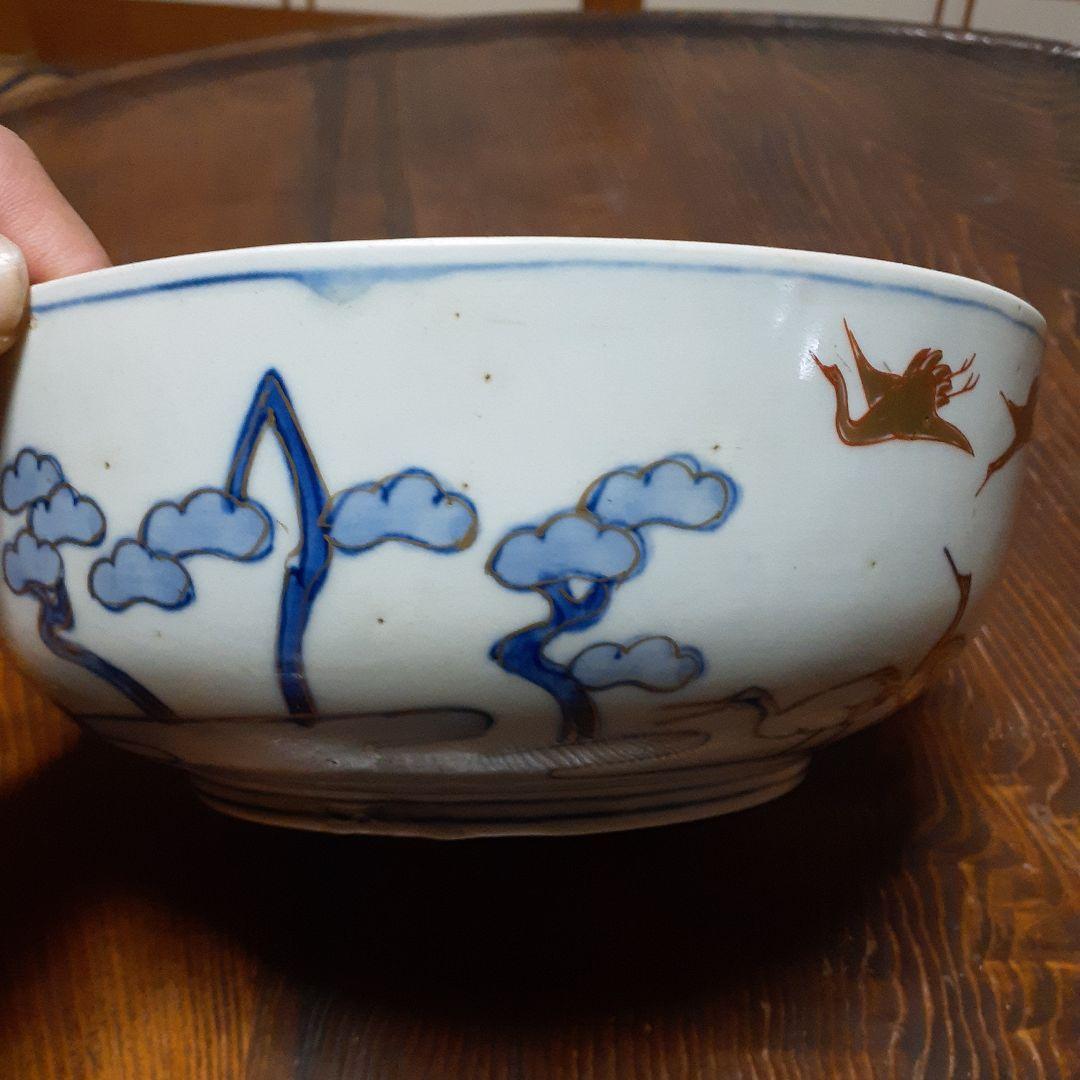 江戸時代金蘭出深皿2枚セット