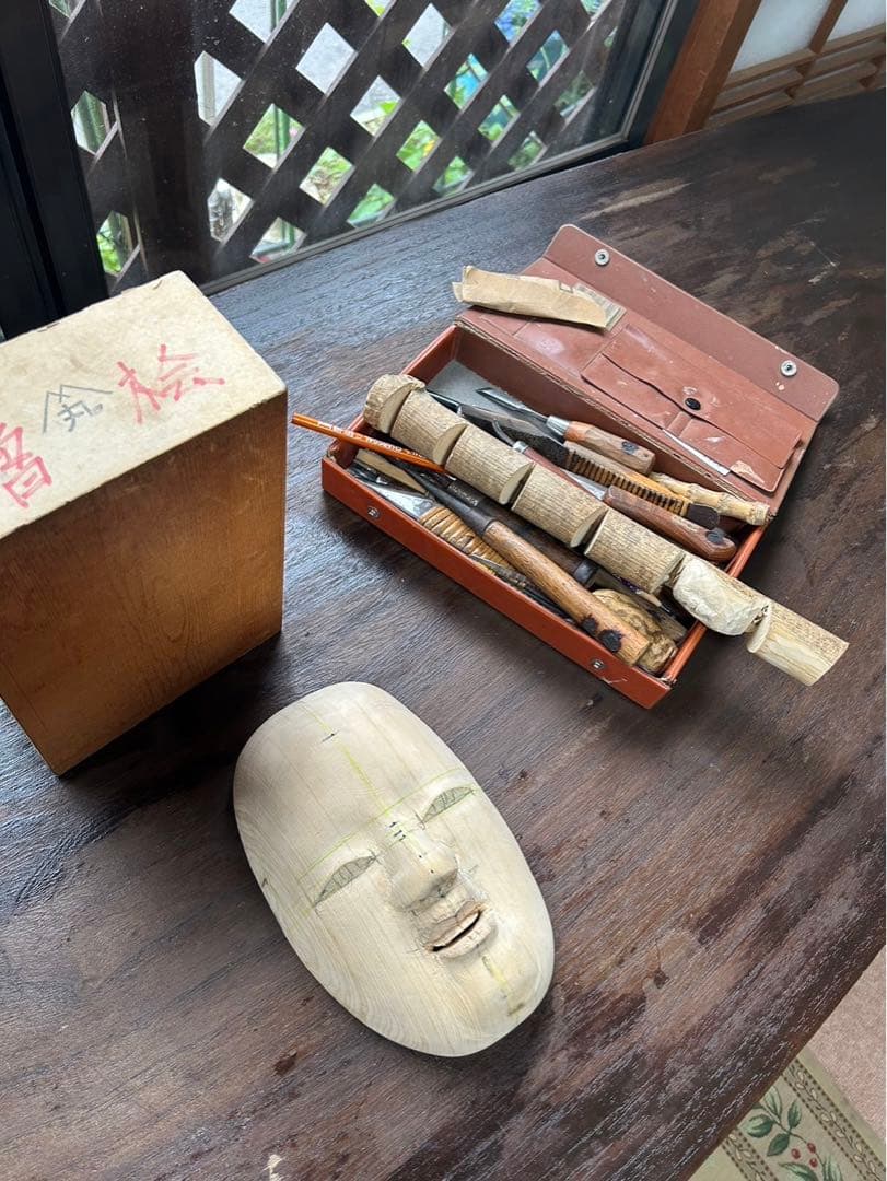 能面　面袋付き　レア　1点限り