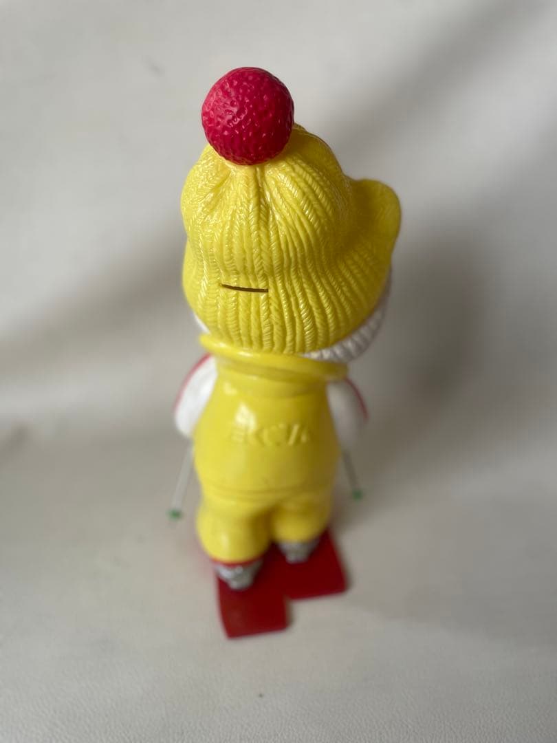 たくぎん たくちゃん 拓ちゃん 特大 ソフビ貯金箱 カウンター用 店頭用 スキー