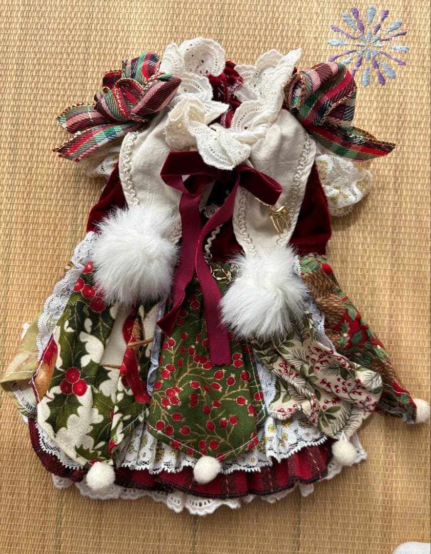 小型犬用クリスマスドレス