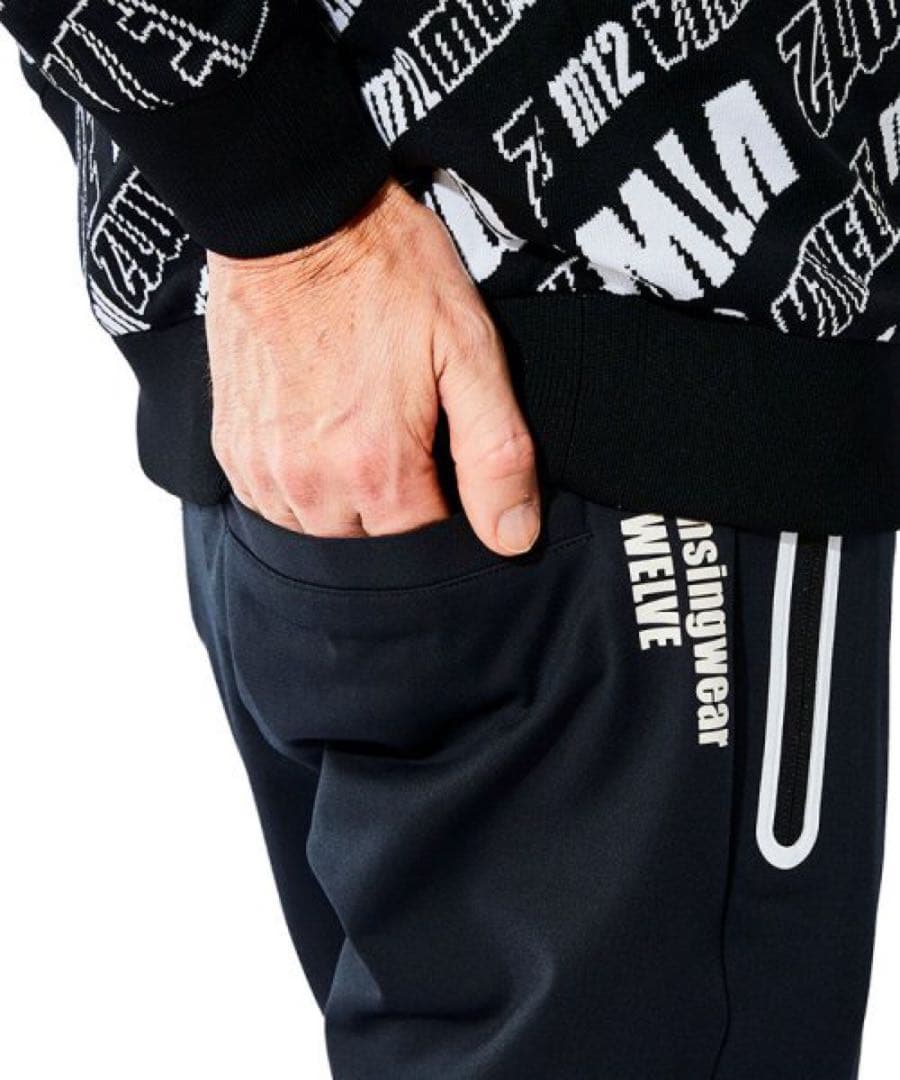 マンシングウェア 【V12コラボ】ENVOYストレッチジャージ9分丈パンツ