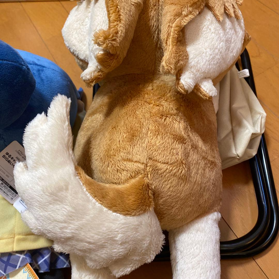 ゆるキャン 寝そべりスペシャルぬいぐるみ２種　ビッグぬいぐるみ　ちくわ