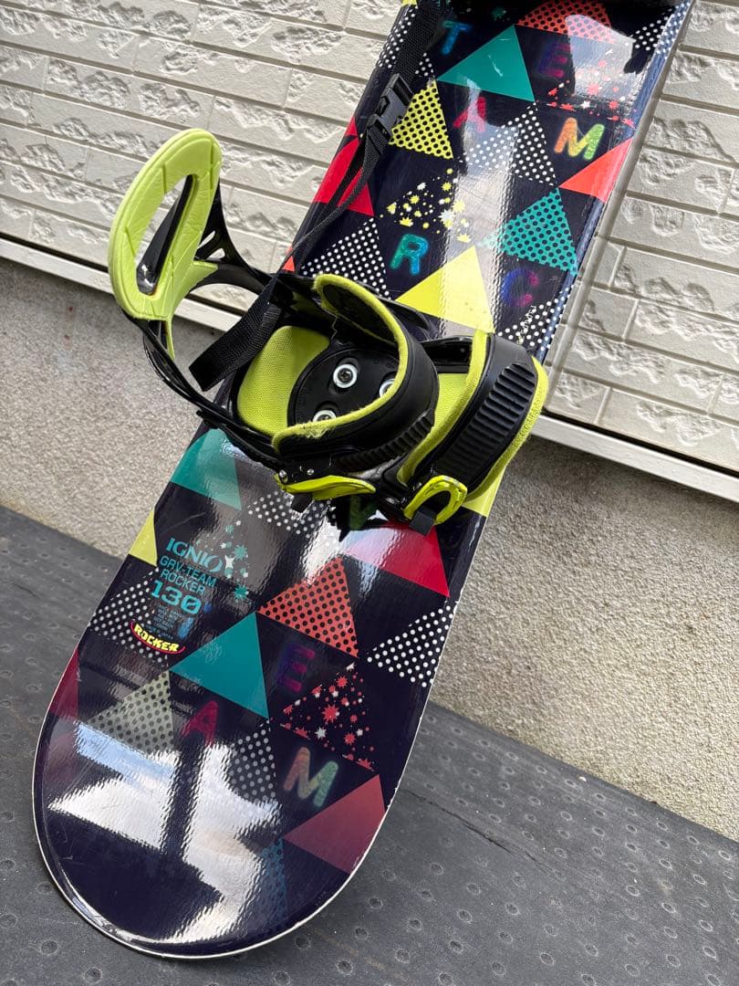 スノーボード2点セット IGNIO 130cm イグニオ キッズ 子供 ジュニア