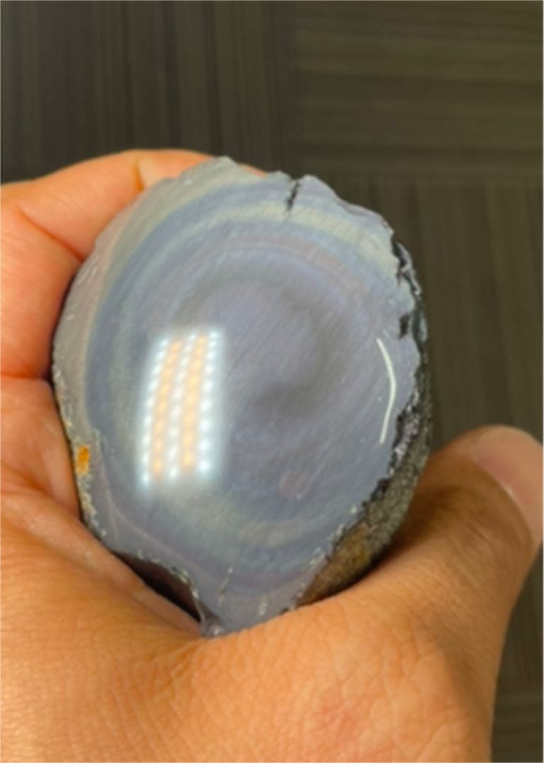 研磨済　十勝石玲瓏　パステル色レインボーオブシディアン