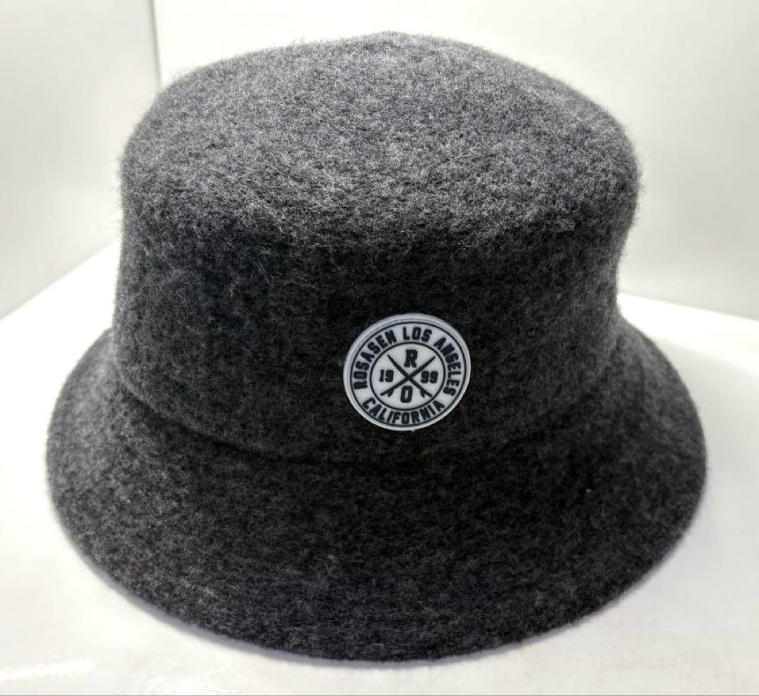ROSASENゴルフ ニットバケットハット 046-52901チャコールグレー