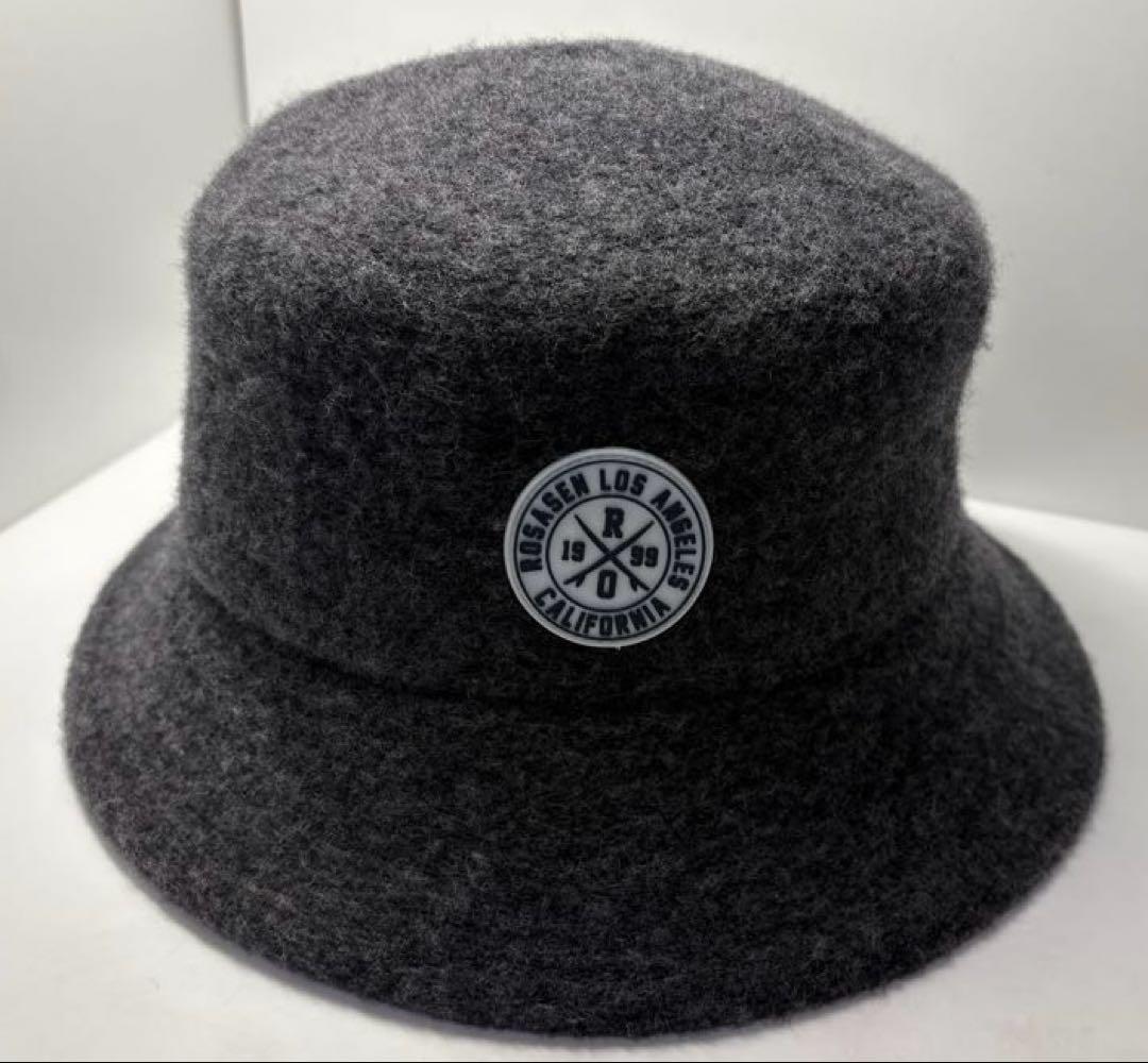 ROSASENゴルフ ニットバケットハット 046-52901チャコールグレー