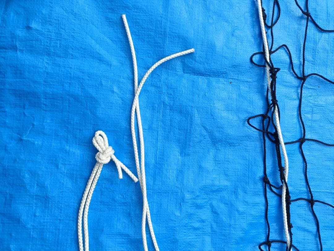 ほぼ新品 バレーボールネット 9人制 9.5m 試合 練習 高品質 asics