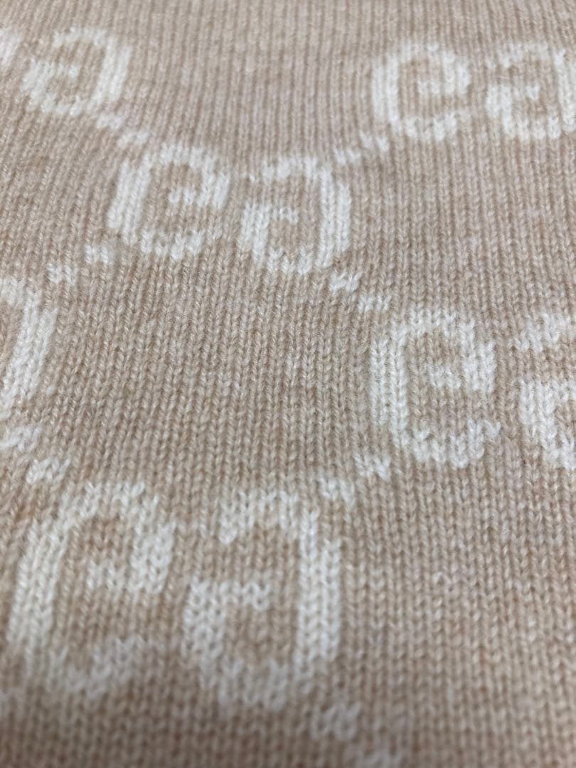 ☆GUCCI☆ GG柄　カシミア　ブランケット　膝掛け