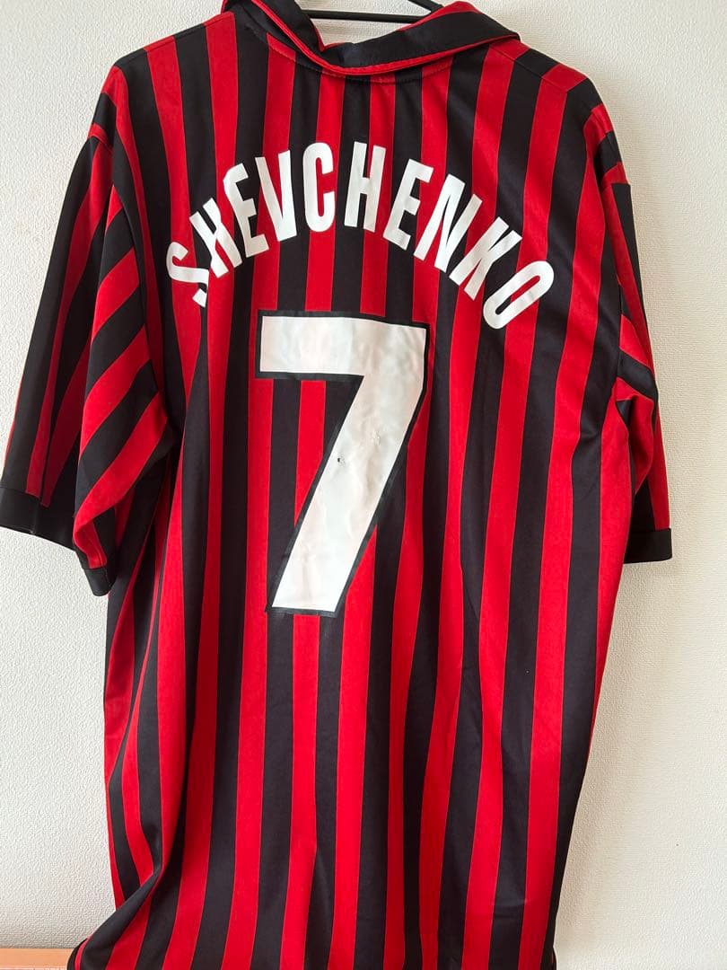 ACミラン 100周年 半袖 ユニフォーム 復刻モデル シェフチェンコ