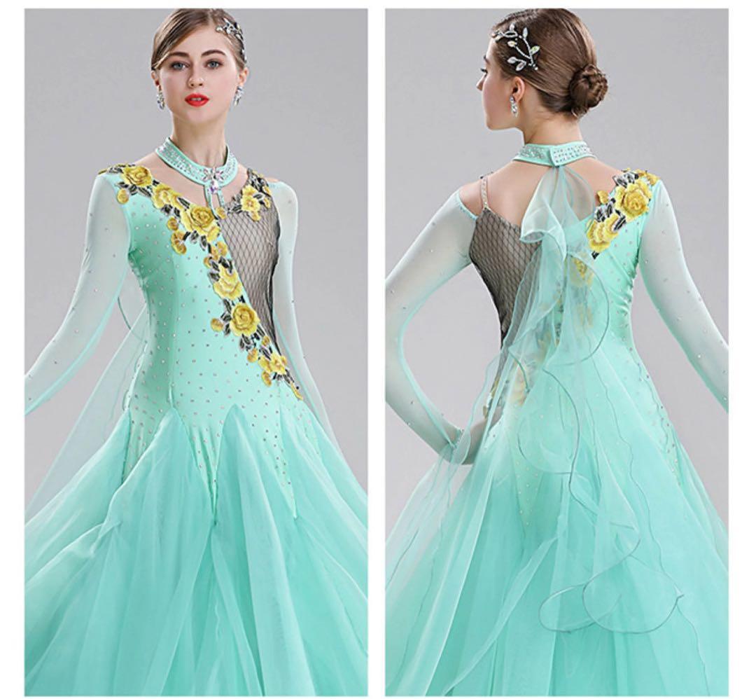 社交ダンス　デモ用ドレス　モダンドレス　新品試着のみ