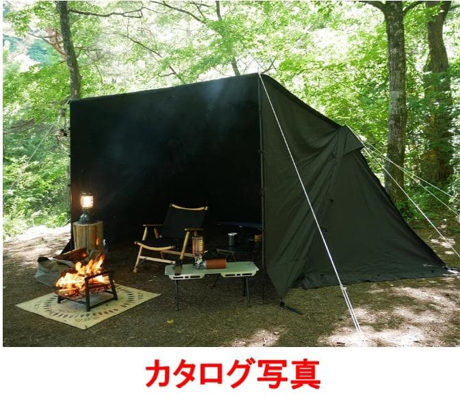 FUTUREFOX フォックスベース エボ ブラック 前幕 インナーテント付き