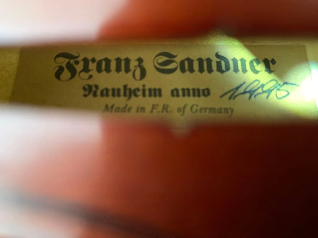 ドイツ製　4/4バイオリン　Franz Sandner