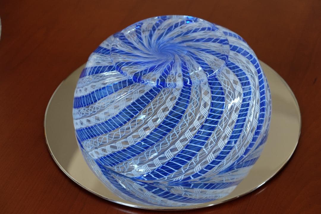 ベネチアンガラス レースガラス 検/舩木倭帆/藤田喬平/倉敷ガラス/ワイングラス