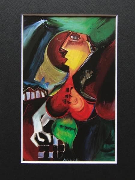 Alexandra Nechita、Luceafarul、希少画集画、新品額装付