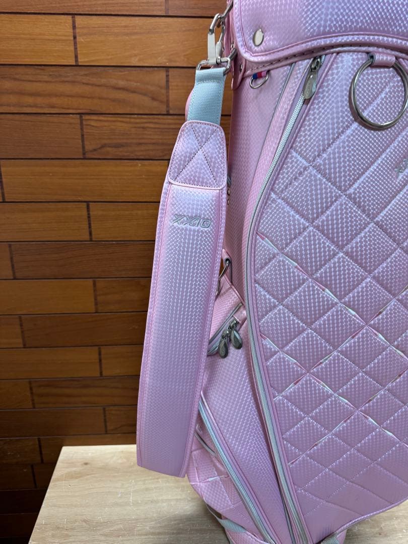 xxio レディースキャディバッグ　ピンク