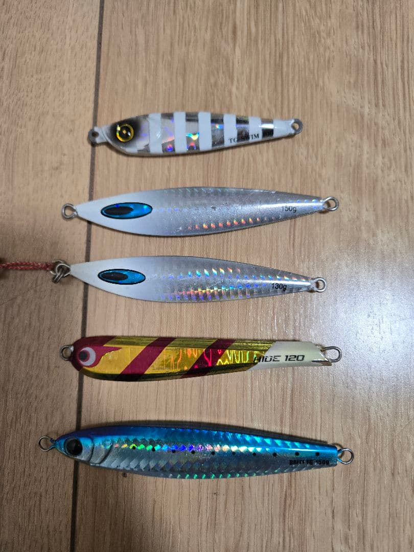 タングステン　メタルジグ　5個セット