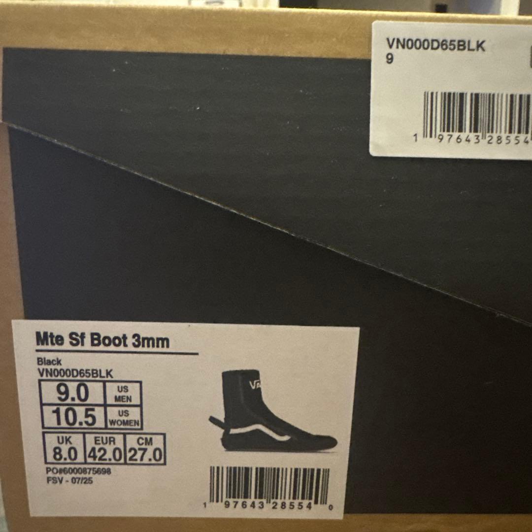 サーフィン・ボディボード VANS Surf bootie 3MM 27cm