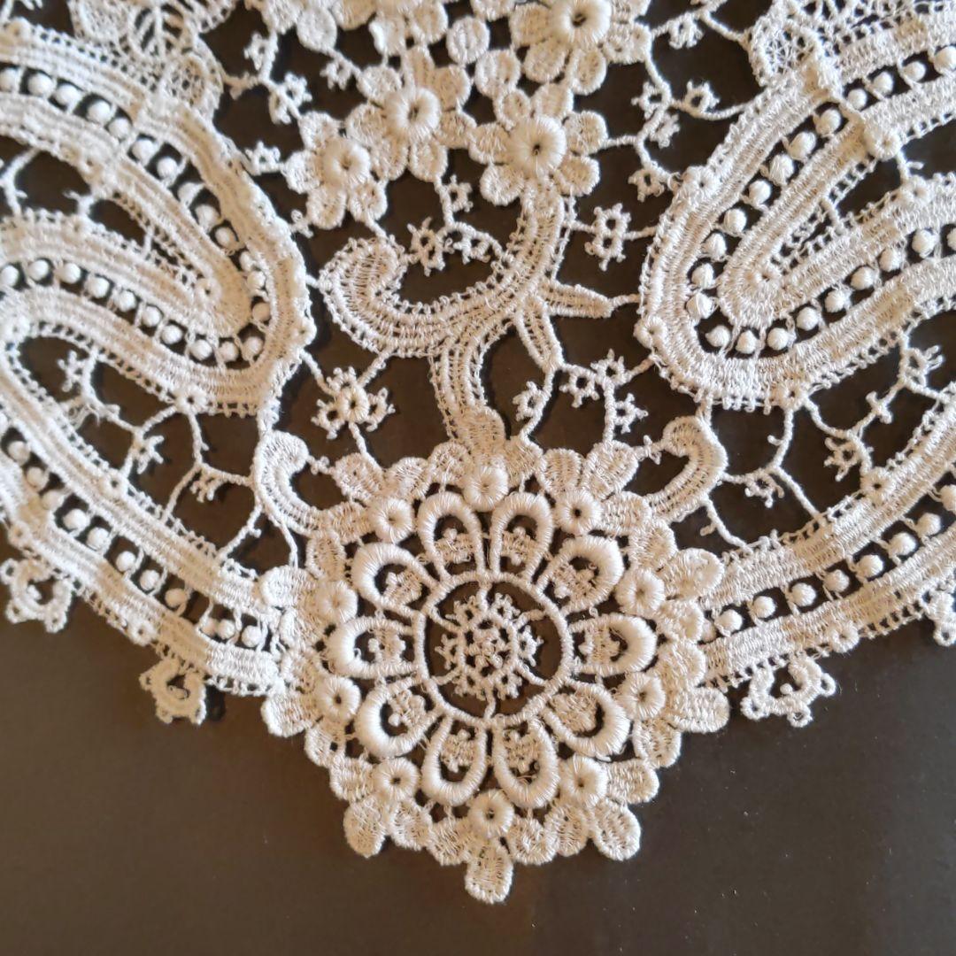 アンティークレース　襟