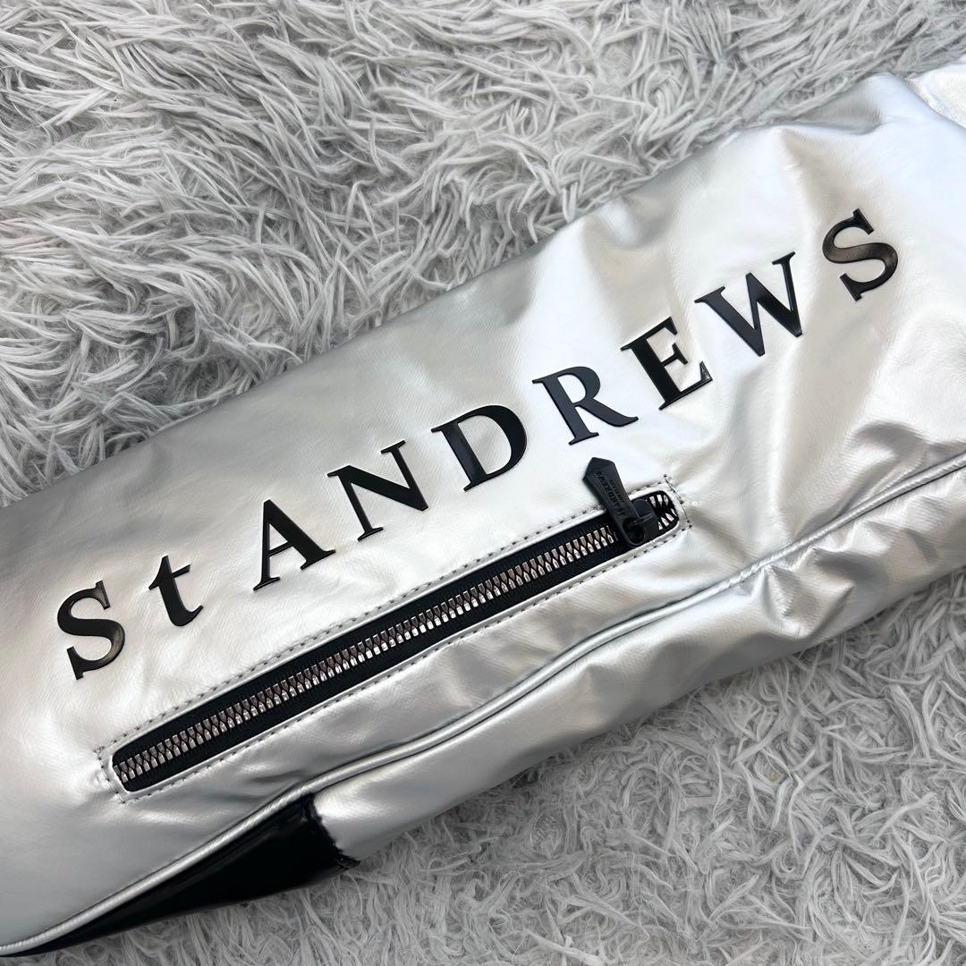 新品　セントアンドリュース　クラブケース　ゴルフバッグ　シルバー