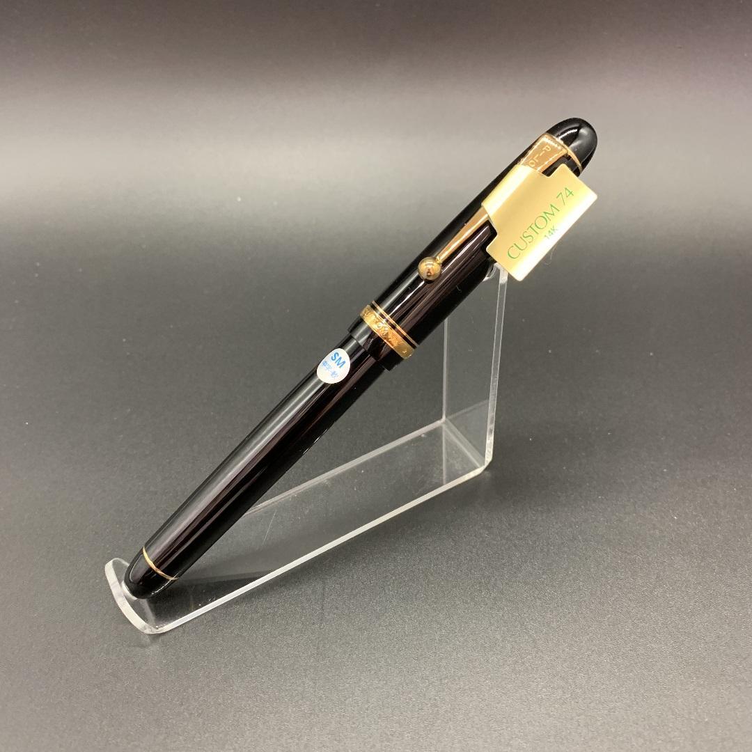パイロット 万年筆 カスタム74 中字 軟 SM ブラック