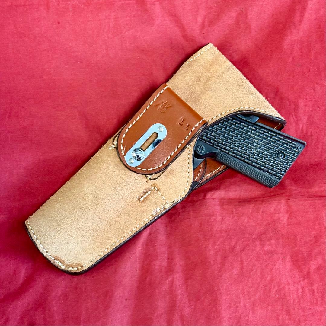 アローイント AW 八幡商事 スエードレザー ヒップホルスター ミリタリー・LE