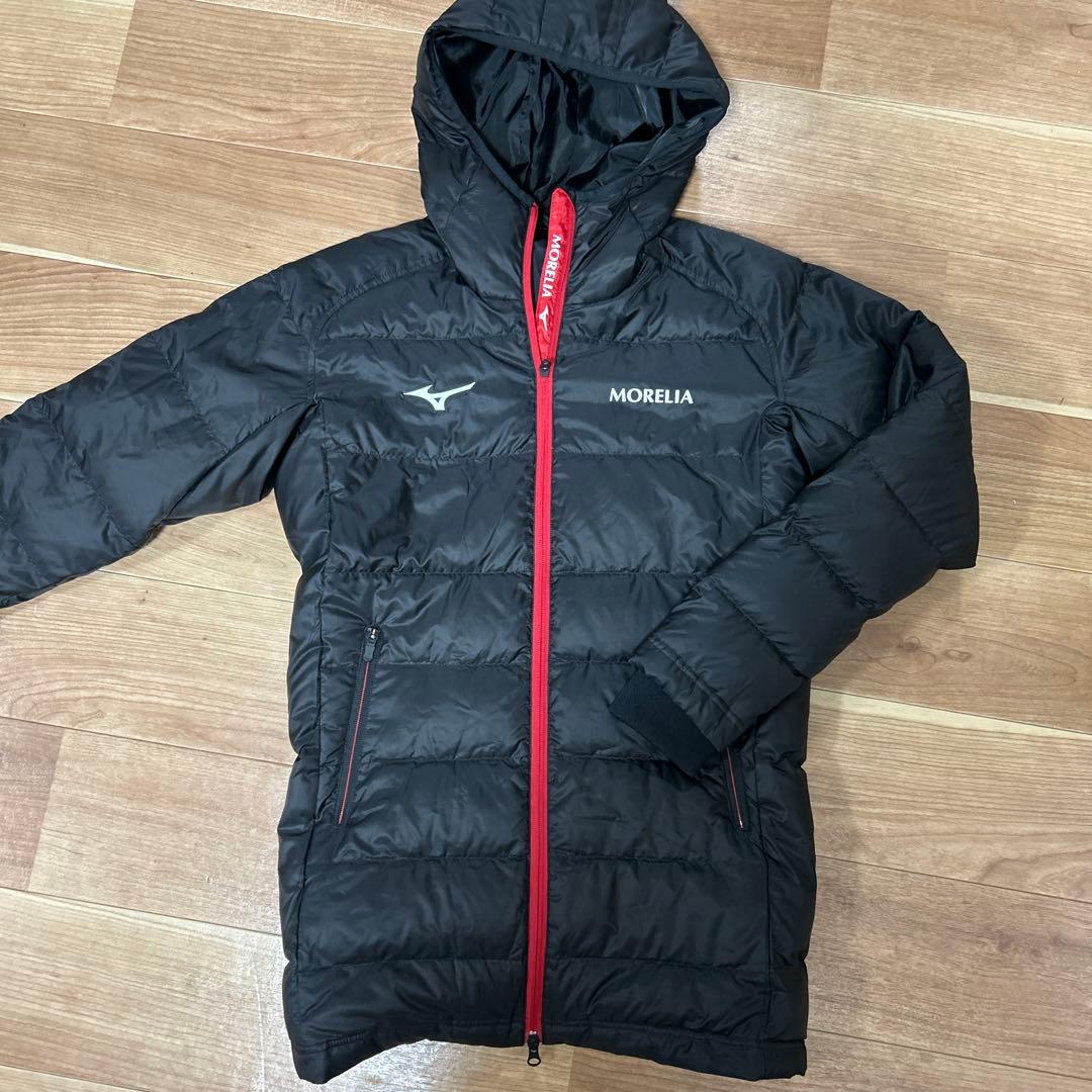 MIZUNO ミズノ　モレリア　MORELIA ダウン　ハーフコート M 美品