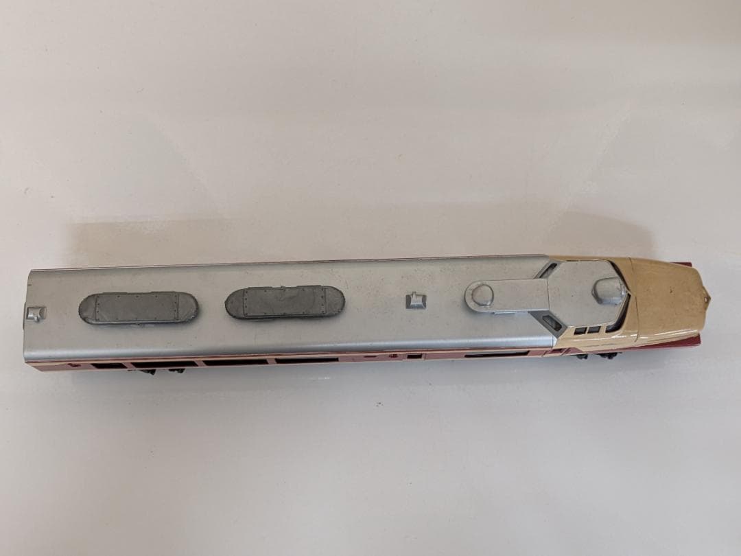 Y【ジャンク品】鉄道模型　485系形？ 特急列車 部品取り 欠品あり S