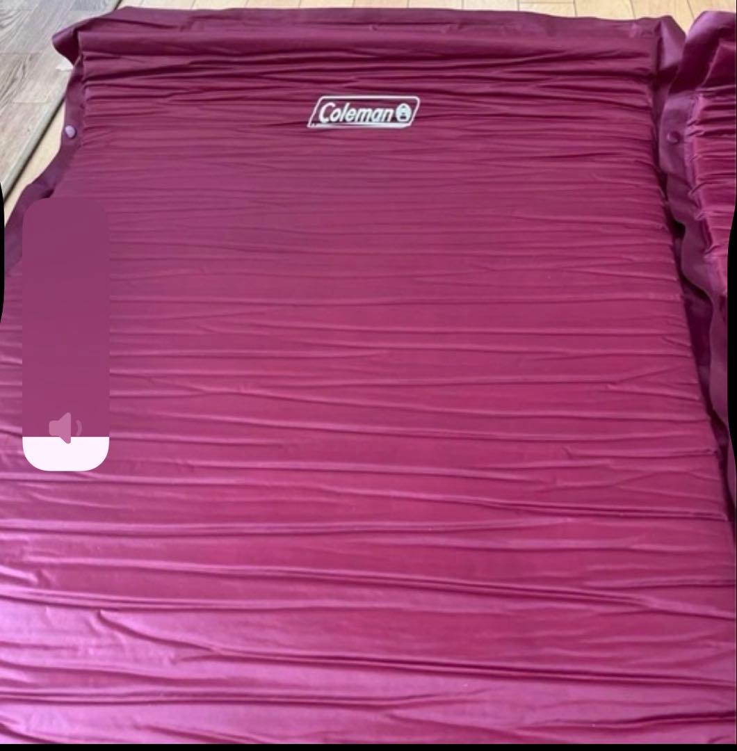 美品　Coleman エアマットレス バーガンディ シングル×3セット