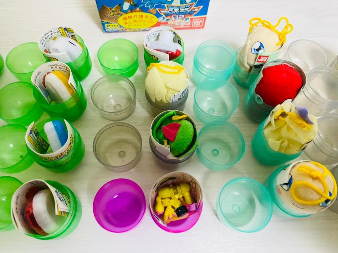 み*ち様 デジモンアドベンチャー　02 ワンダーカプセル 当時物 未開封品あり