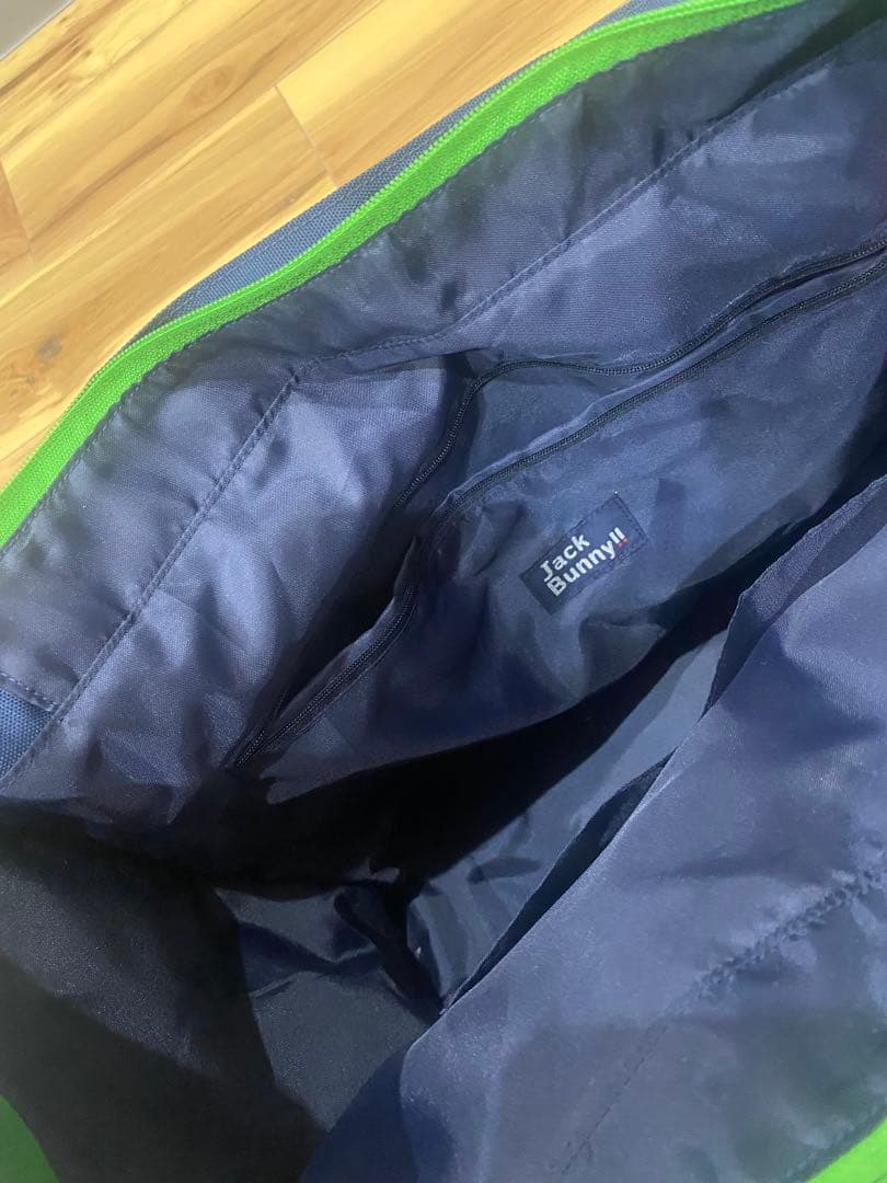 JACK BUNNY トートバッグ ネイビー グリーン