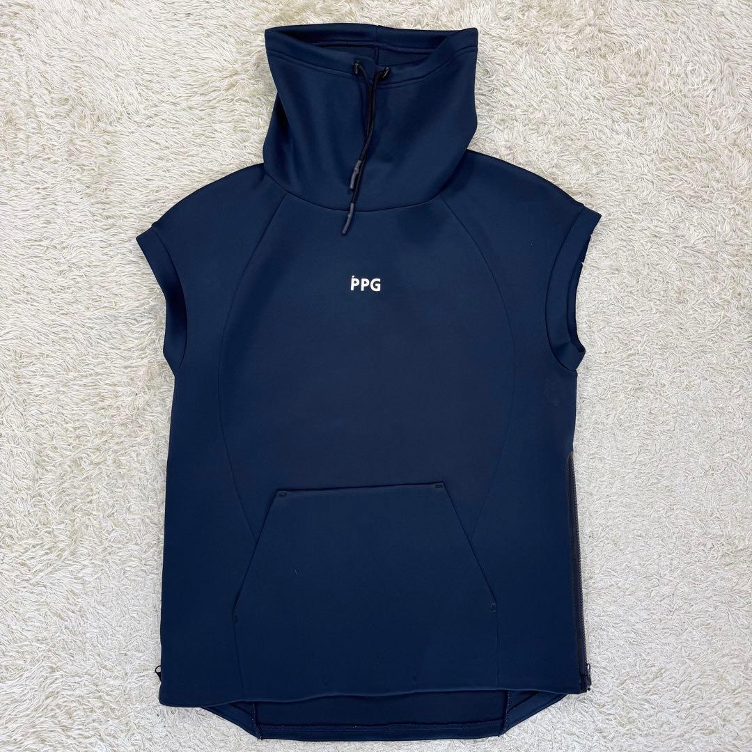 パーリーゲイツ　レディース　セットアップ　パーカー　ノースリーブ　スカート　S