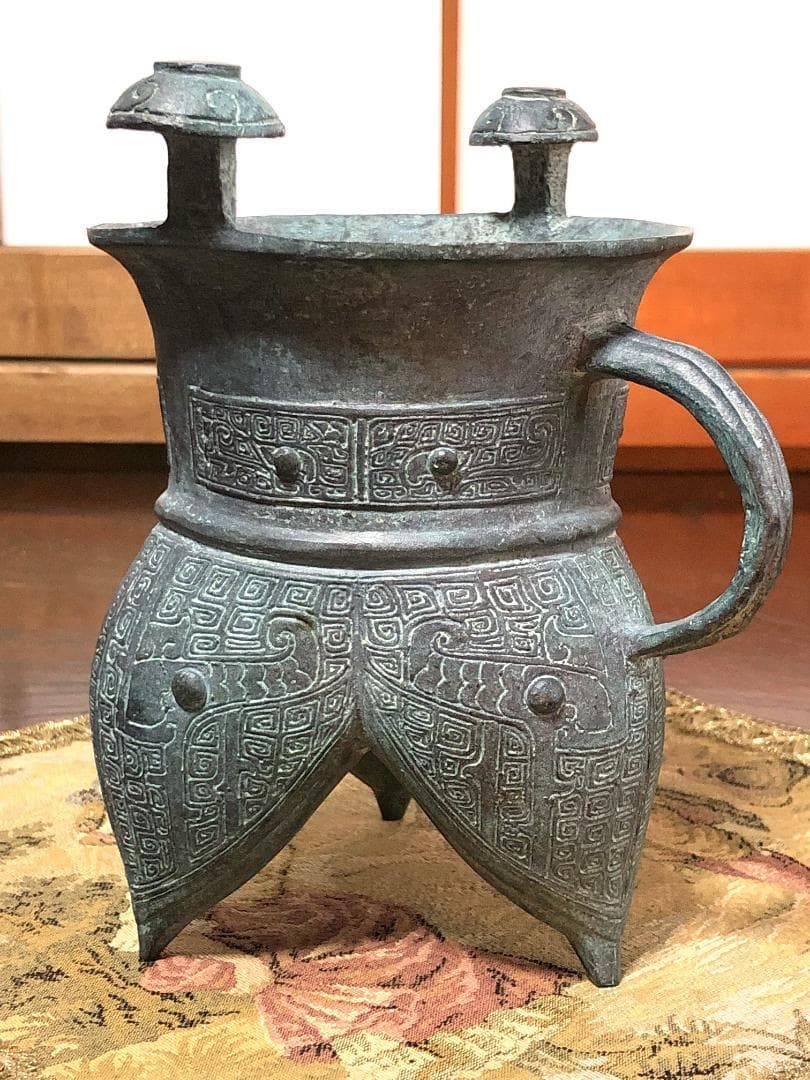 【 中国古代父癸カ＊ 】 中国青銅器　骨董