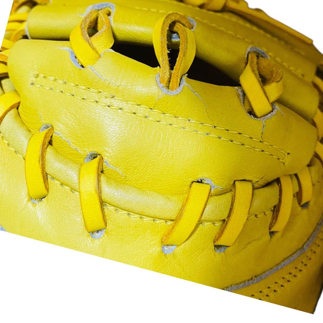 ZETT ゼット　プロステイタス　イエロー 一般軟式キャッチャーミット