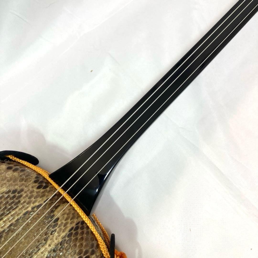 三線 沖縄 蛇革 蛇皮 本革 ソフトケース 付属品 和楽器 初心者 中級者