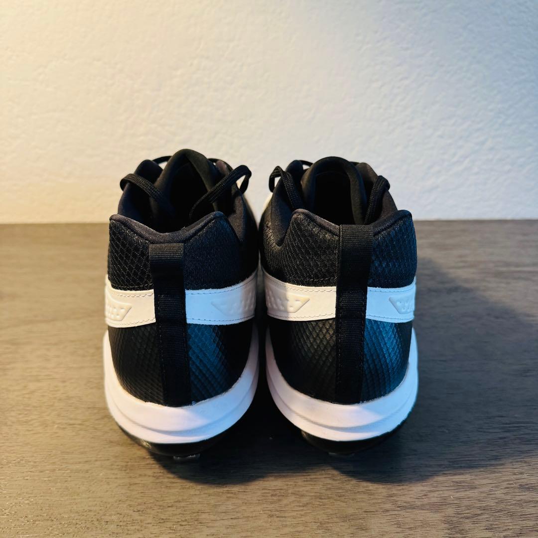 アディダス　アディゼロ　インパクト　野球スパイク　黒　白　34.5㎝