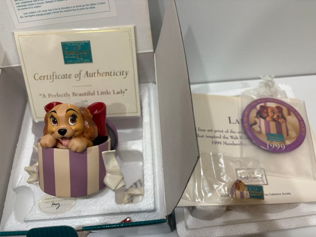 値下げ　わんわん物語　WDCC 置き物　フィギュア