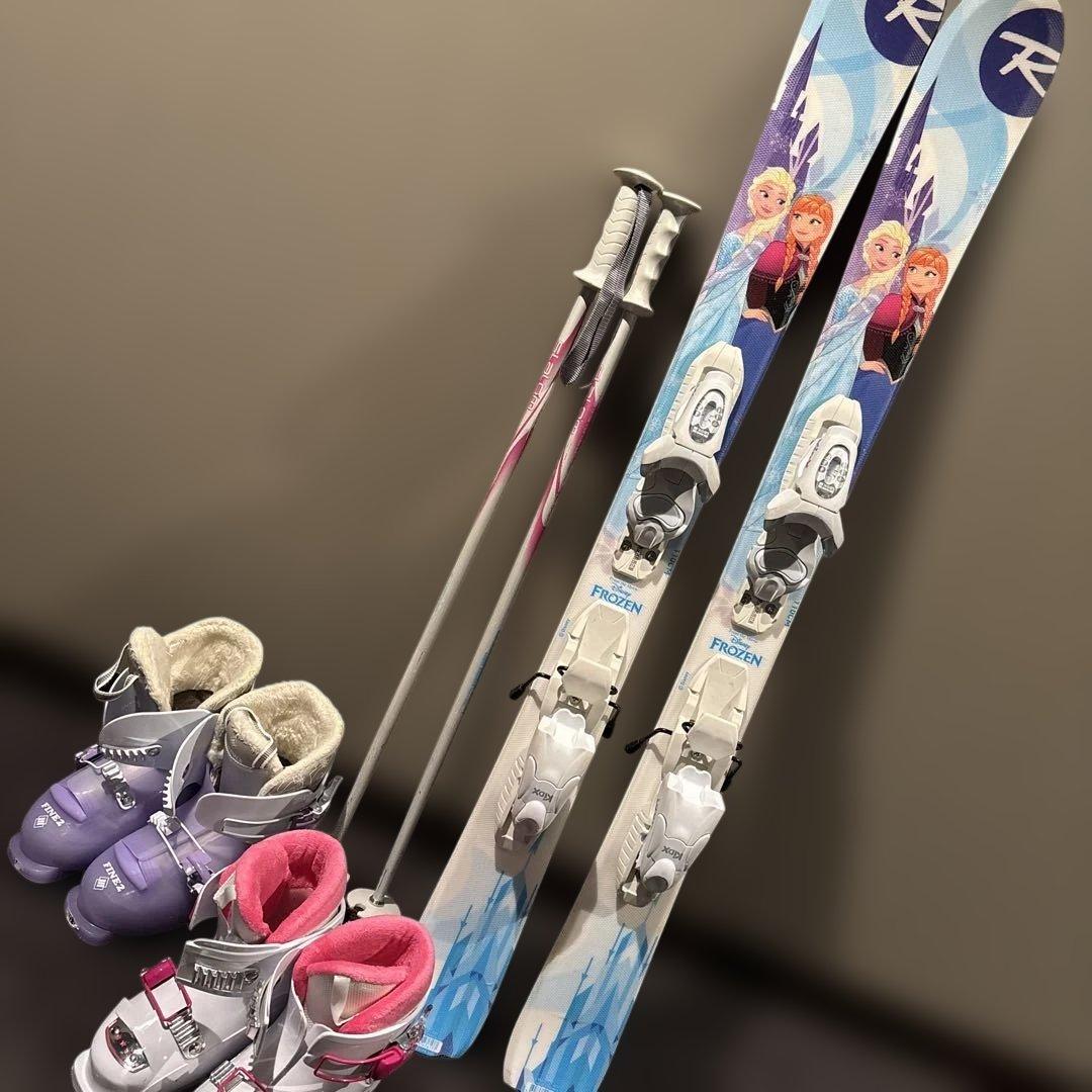 ROSSIGNOL FROZEN 子供用スキーセット　アナ雪　110