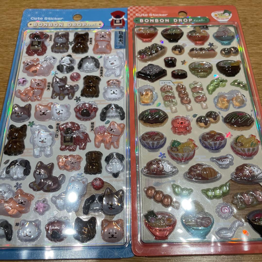 【国内正規品】ボンボンドロップシール　和柄　7枚セット