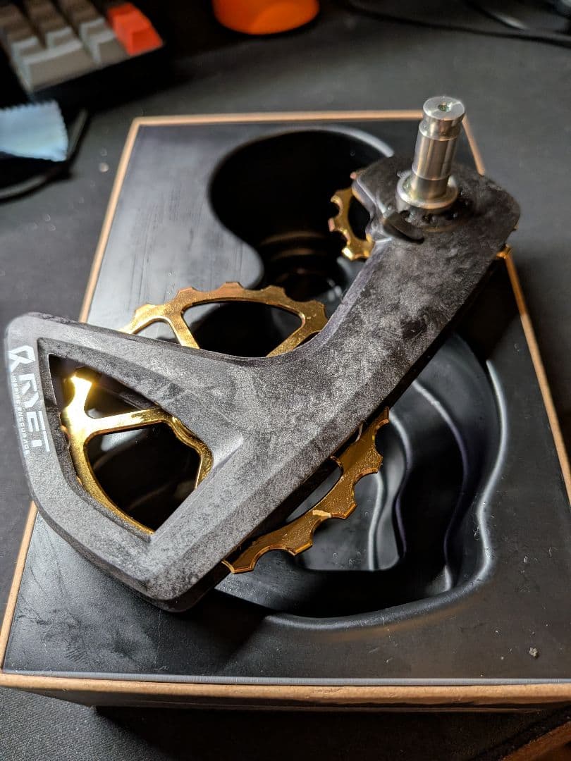 ryet ビッグプーリー　ゴールド　シマノ互換